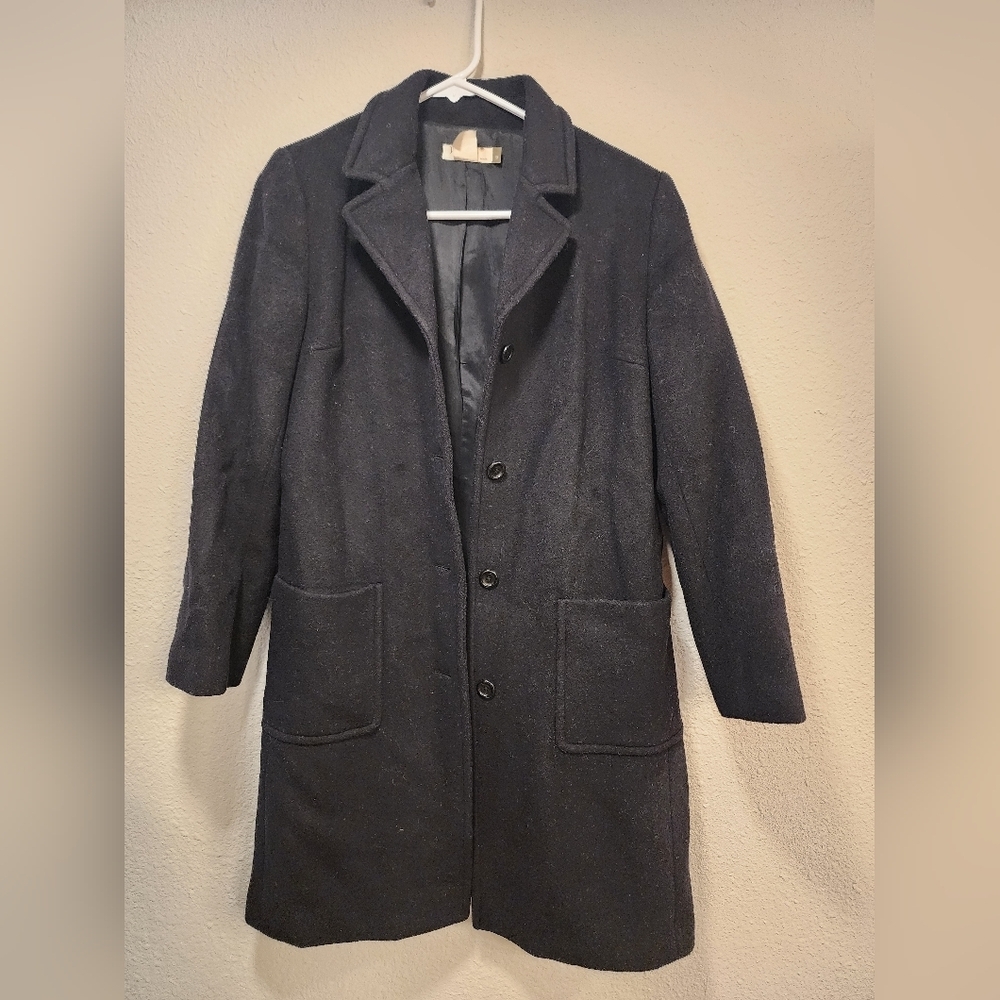 J Crew Classic Black Women's Coat Size Medium